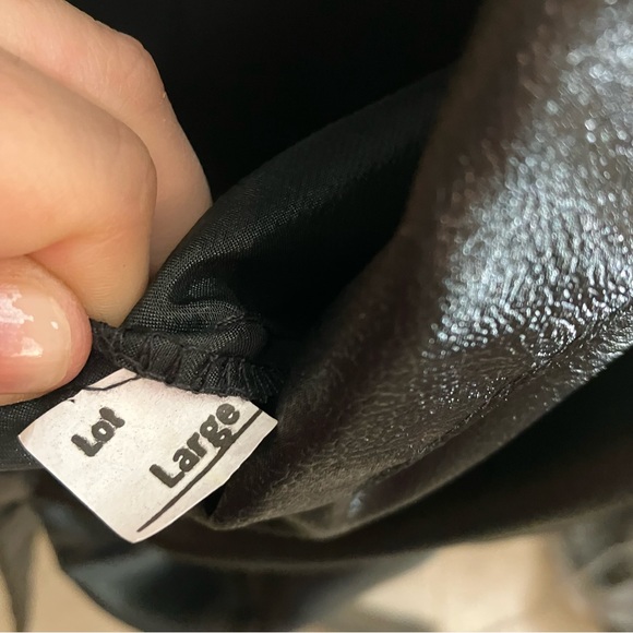 Turn On vintage back shiny sateen blazer size large - Picture 5 of 11